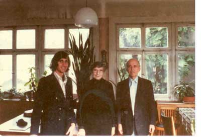 Kenneth Norton, former Empress Sita of Austria-Hungary, and William Hermanns, Chur, Switzerland, Fall 1980